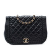 Chanel Quilted Lambskin Braided Saddle Flap Secondhand