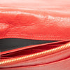 Secondhand Balenciaga Chevre Motocross Metallic Edge Wallet on Chain