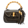 Gucci Medium Leather New Bamboo Satchel Secondhand