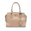 Prada Small City Calf Trimmed Saffiano Top Handle Bag Secondhand