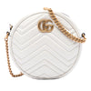 Gucci Mini GG Marmont Matelasse Calfskin Round Crossbody Secondhand