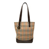 Burberry Haymarket Check Canvas Tote Secondhand