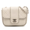 Chanel Mini Quilted Lambskin and Metallic Trim Elementary Chic Flap Secondhand
