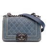Chanel Small Quilted Denim Boy Flap Secondhand