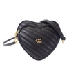 Gucci Mini Matelasse Diagonal Calfskin Interlocking G Heart Crossbody Secondhand