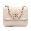Secondhand Chanel Small Lambskin Button On Top Flap