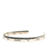 Gucci Sterling Silver Blind For Love Cuff Bracelet Secondhand