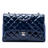 Chanel Large CC Quilted Patent Double Compartment Flap Secondhand