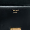 Secondhand Celine Shiny Calfskin Triomphe Claude Shoulder Bag