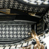 Dior Mini Embroidered Canvas Houndstooth Lady D Lite Secondhand
