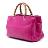 Gucci Medium Calfskin Bamboo Shopper Satchel Secondhand