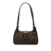 Fendi Zucca Canvas Shoulder Bag Secondhand
