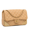 Chanel Medium Classic Lambskin Metal Edge Shoulder Bag Secondhand