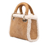 Dior Mini Suede Shearling Cannage Lady Dior Secondhand
