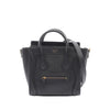 Celine CELINE Luggage Nano Shopper 2WAY Handbag leather Black Used Women Secondhand