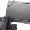 Celine CELINE Luggage Nano Shopper 2WAY Handbag leather Black Used Women Secondhand