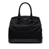 Prada Saffiano Vernice Trimmed Tessuto Parabole Tote Secondhand