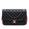Chanel Jumbo Quilted Lambskin Acrylic Cuba Color Flap Secondhand