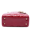 Dior Mini Patent Cannage Lady Dior Secondhand