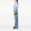 Gucci Mini Calfskin Web 1947 Bamboo Top Handle Bag Secondhand