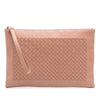 Secondhand Bottega Veneta Nappa Intrecciato Zip Wristlet Pouch
