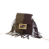 Fendi Beaded Pequin Pico Baguette Charm Crossbody Secondhand