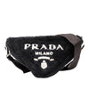 Prada Spugna Terry Cloth Triangle Logo Crossbody Secondhand