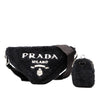 Prada Spugna Terry Cloth Triangle Logo Crossbody Secondhand