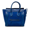 Celine Mini Suede and Calfskin Luggage Tote Secondhand