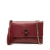 Secondhand Gucci Grained Calfskin Logo Half Moon Crossbody