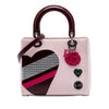 Dior Medium Calfskin Patent Embroidered Valentines Day Heart Lady Dior Secondhand