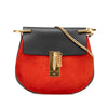Secondhand Chloé Mini Suede and Calfskin Drew Crossbody