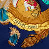 Hermès Couvee d Hermes Silk Scarf 90 Secondhand