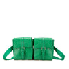 Gucci GG Embossed Perforated Double Belt Bag Secondhand