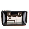 Secondhand Chanel Vinyl Coco Window Cosmetic Pouch