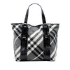 Burberry Medium Beat Check Nylon Victoria Tote Secondhand