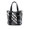 Burberry Small Beat Check Nylon Victoria Tote Secondhand
