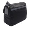Prada Saffiano Trimmed Tessuto Zip Double Buckle Messenger Bag Secondhand