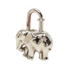 Hermès Palladium Plated Elephant Cadena Lock Charm Secondhand