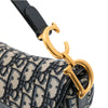 Dior Mini Oblique Canvas Saddle Bag Secondhand
