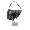 Dior Mini Oblique Canvas Saddle Bag Secondhand