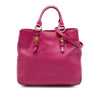 Miu Miu Goatskin Madras Satchel Secondhand