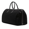 Prada Saffiano Trimmed Embroidered Fabric Travel Bag Secondhand