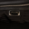 Prada Saffiano Trimmed Embroidered Fabric Travel Bag Secondhand