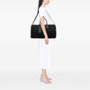 Prada Saffiano Trimmed Embroidered Fabric Travel Bag Secondhand