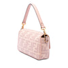 Secondhand Fendi Zucca Embroidered Canvas Baguette Satchel