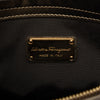 Ferragamo Metallic Leather Gancini Batik Satchel Secondhand