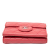 Chanel CC Quilted Lambskin Compact Flap Wallet Secondhand