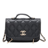 Chanel Mini Caviar Business Affinity Top Handle Bag Secondhand