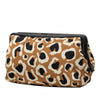 Gucci Leopard Print Canvas Pouch Secondhand